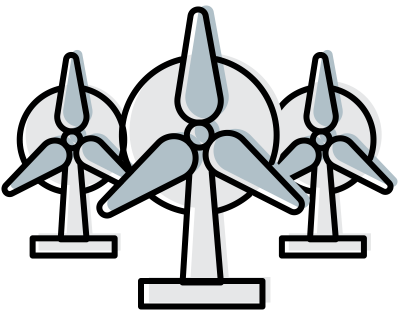 66403 wind power line art